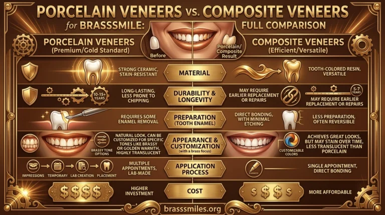 Porcelain Veneers vs Composite Veneers for Brasssmile