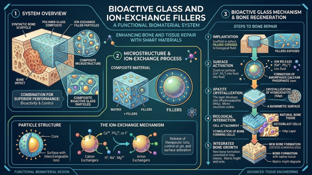 Bioactive Glass and Ion-Exchange Fillers